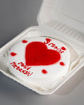 Three Months Heart Bento Cake