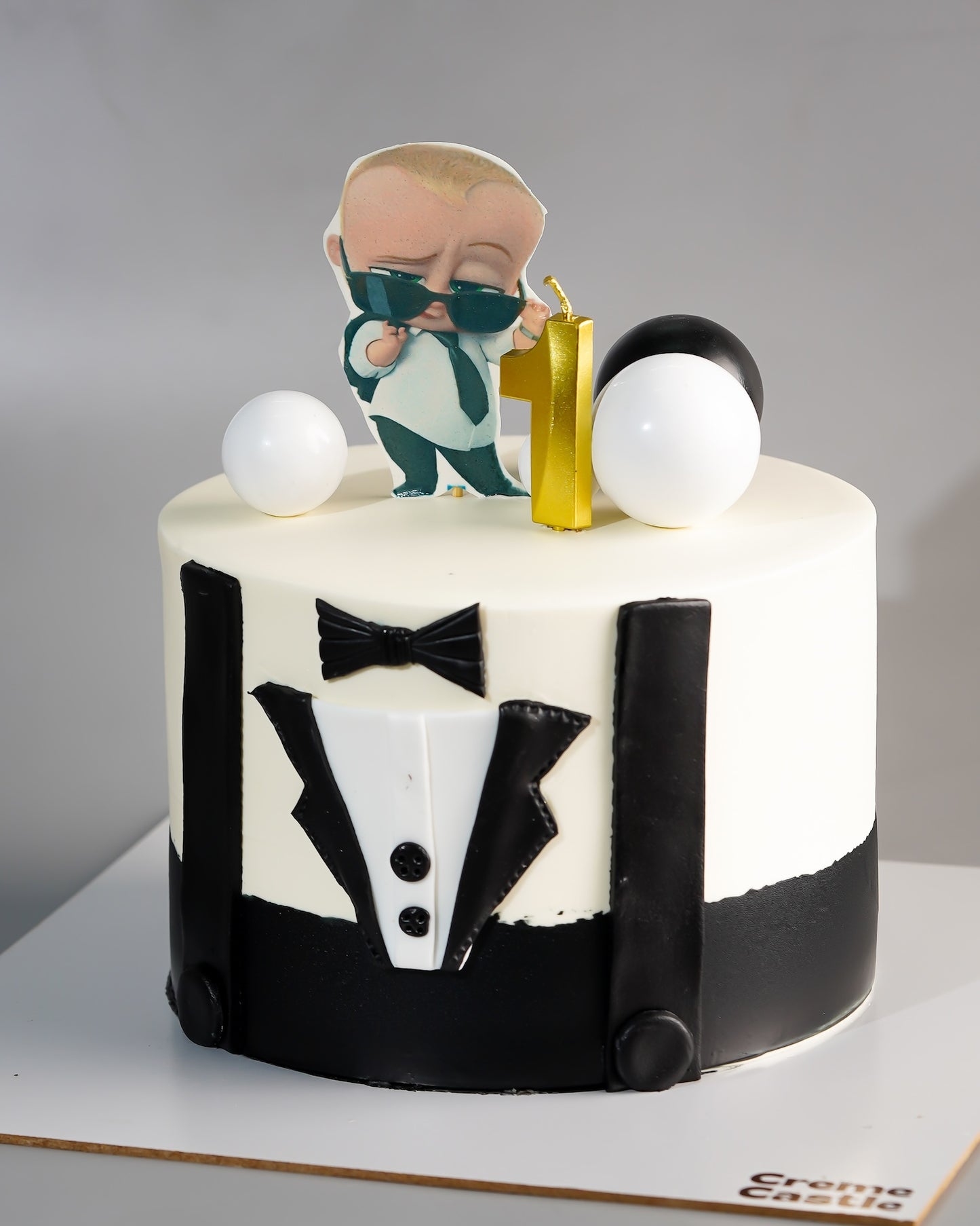 Boss Baby Tuxedo Cake