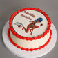 Ladybug Photo Print Cake