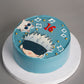 Chibi Gojo Blue Cake