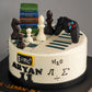 Chess and Academics Cake