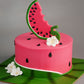 Watermelon Slice Summer Cake