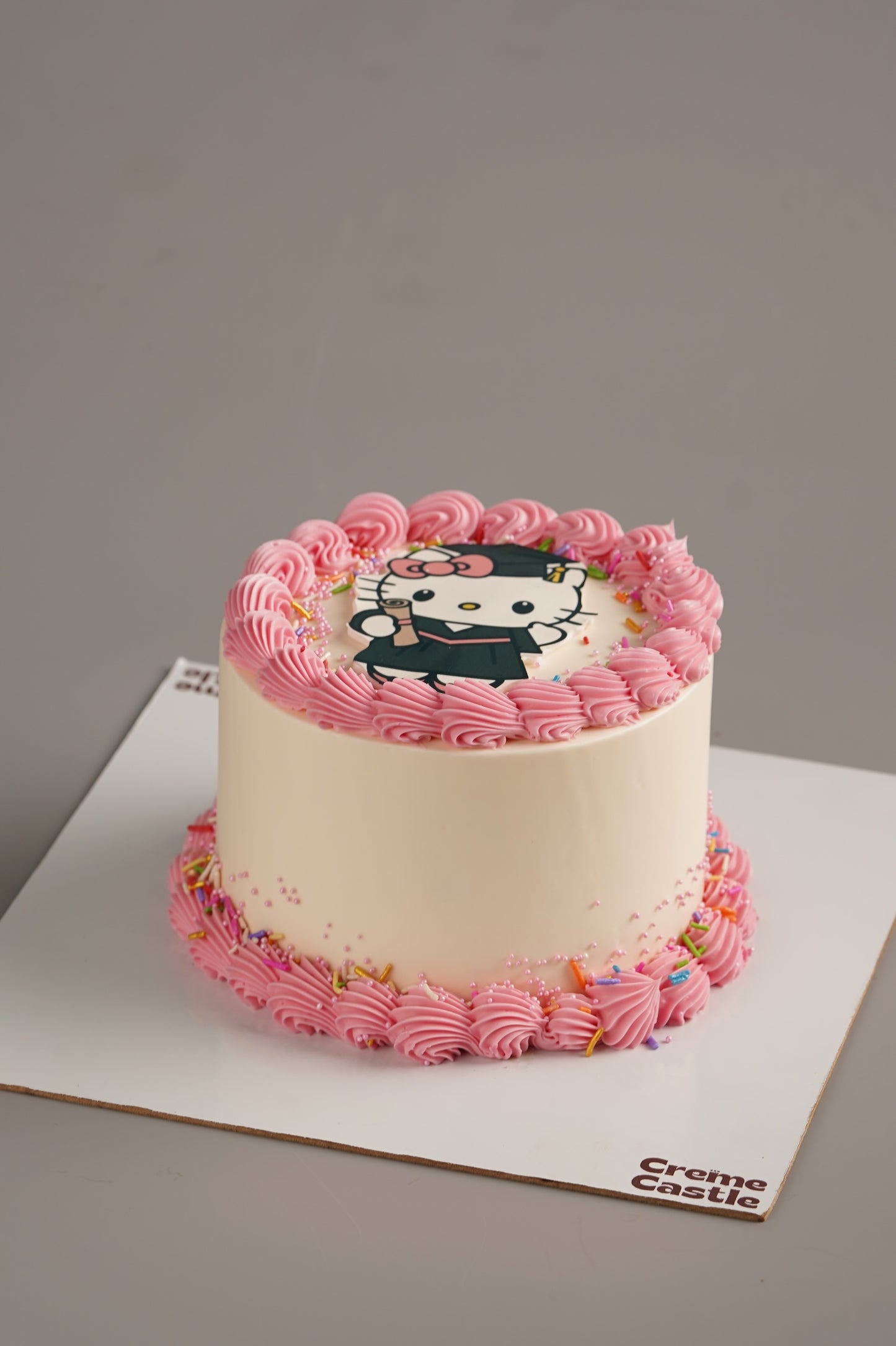 Hello Kitty Print Cake