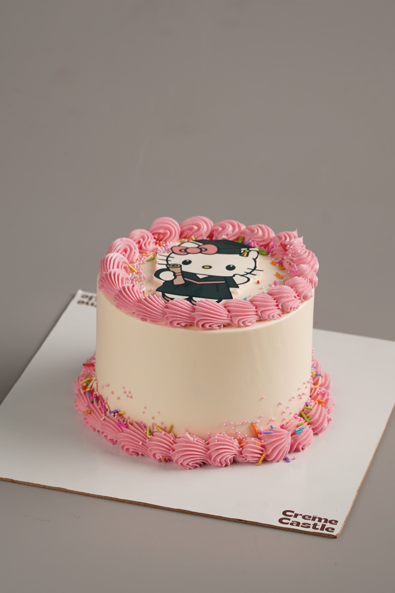 Hello Kitty Print Cake