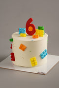 Lego Bricks Minimal Cake