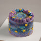 Celestial Purple Star Cake