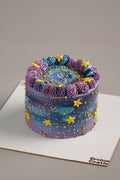 Celestial Purple Star Cake