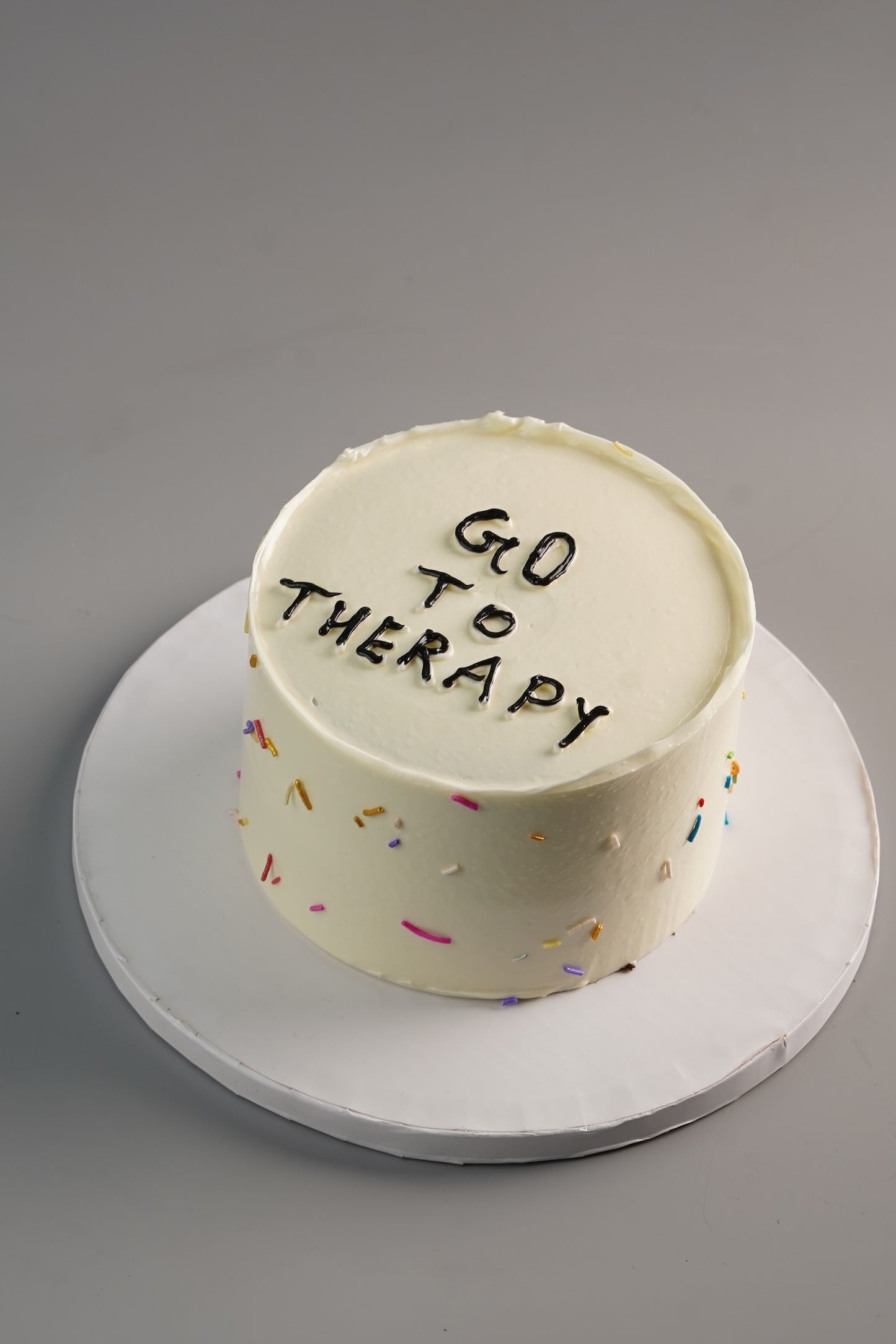 Go To Therapy Sprinkle Cake