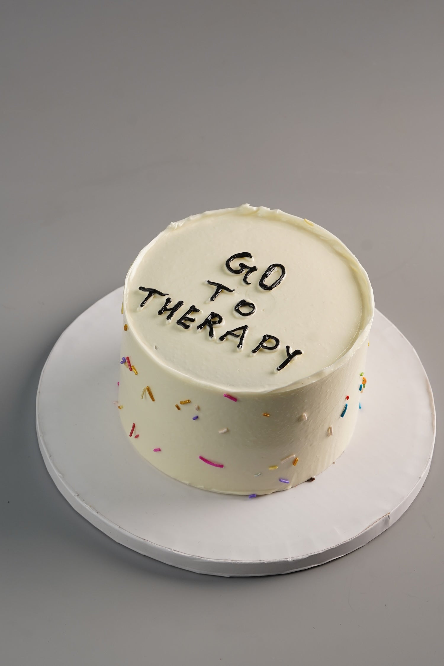 Go To Therapy Sprinkle Cake