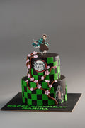 Demon Slayer Two Tier Cake