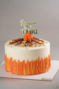 First Lohri Bonfire Cake