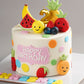 Happy Fruits Second Birthday Cake