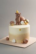 Party Hat Teddy Ombre Cake