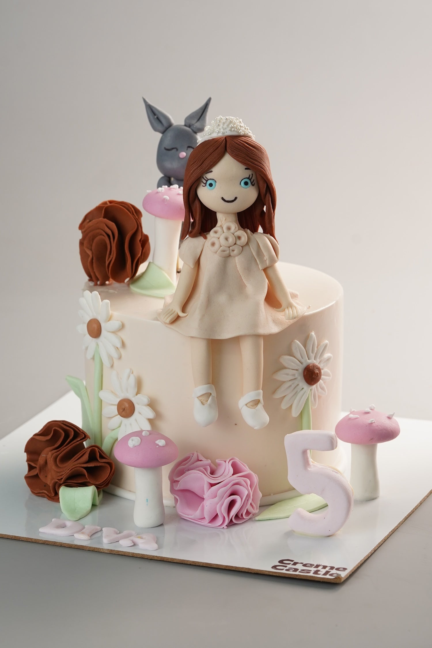 Woodland Princess and Bunny Cake