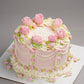Pink Rose Vintage Lambeth Cake