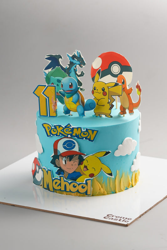 Pokemon Pikachu Birthday Cake