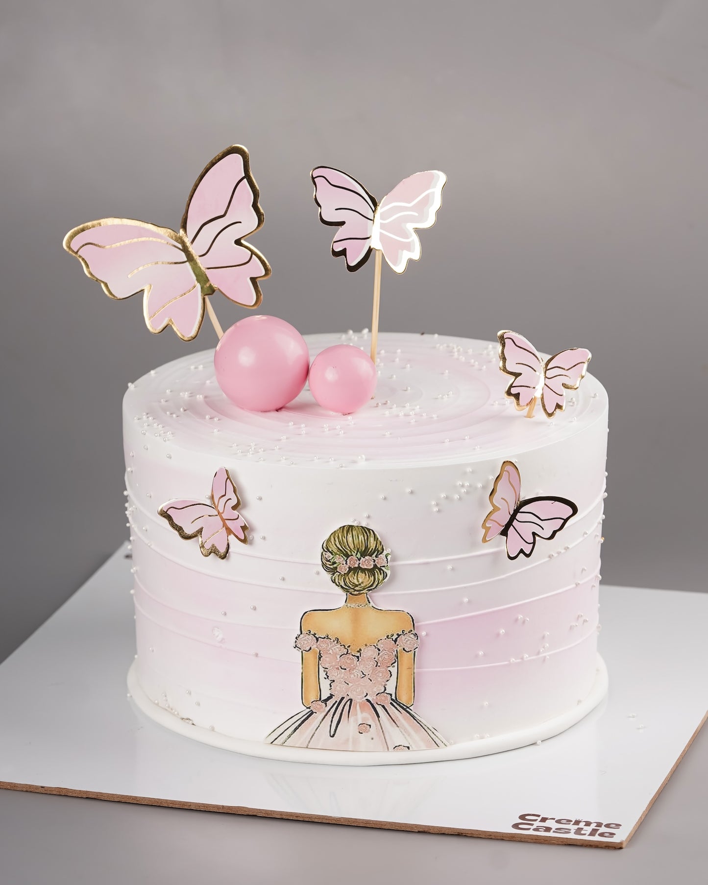 Butterfly Gown Bride Cake