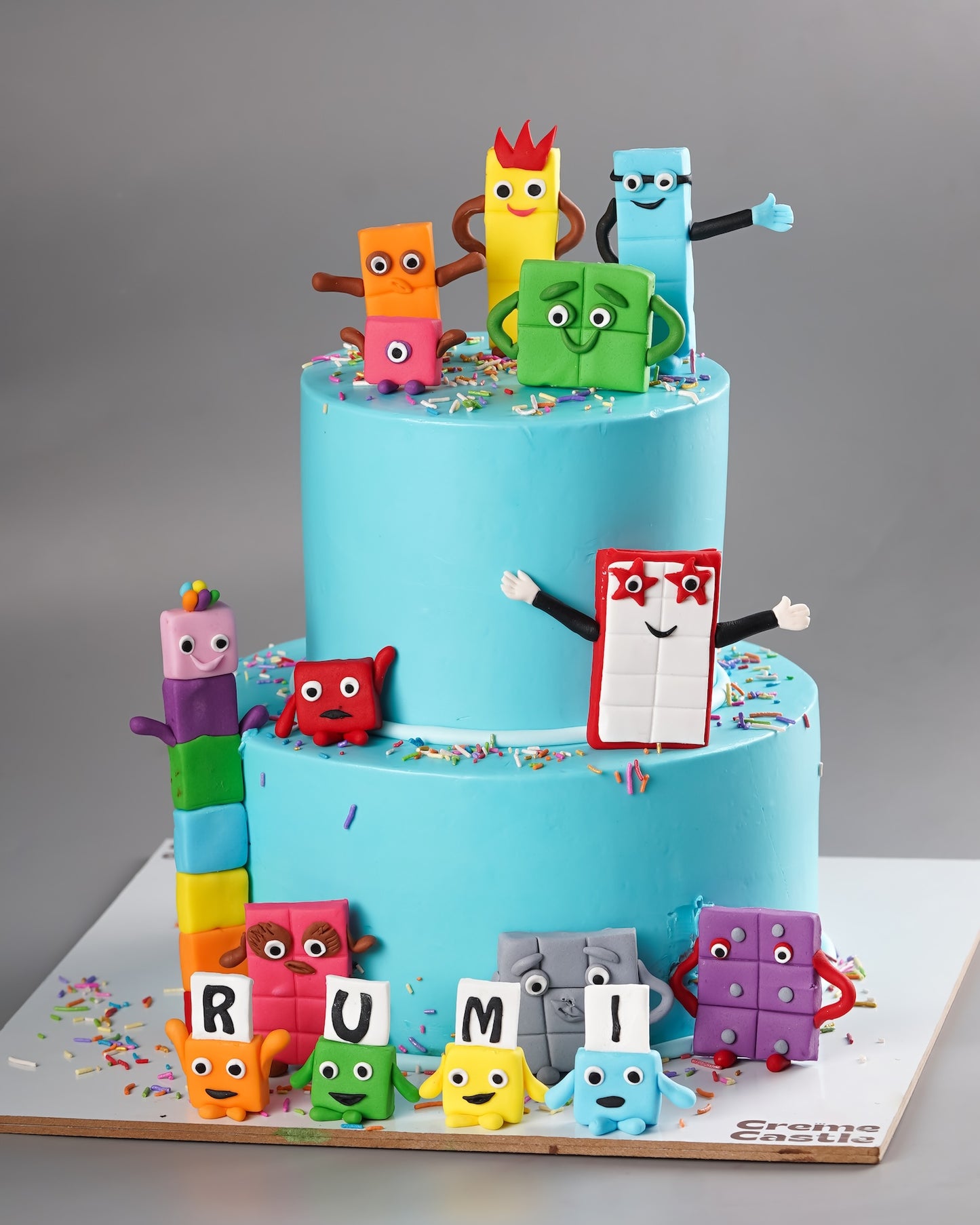 Numberblocks Two Tier Cake