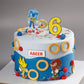 Sonic Gold Rings Cake