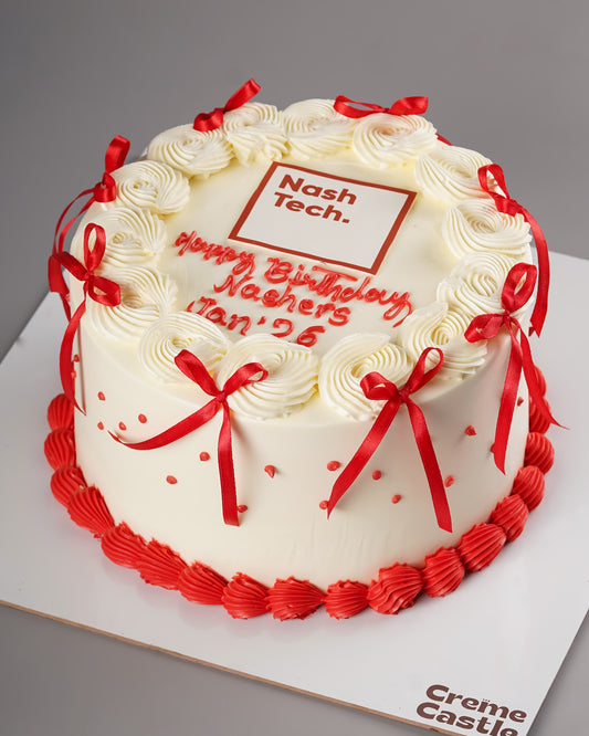 NashTech Corporate Ribbon Cake