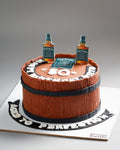 Whiskey Barrel 50th Birthday Cake