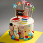 Teddy Classroom School Cake