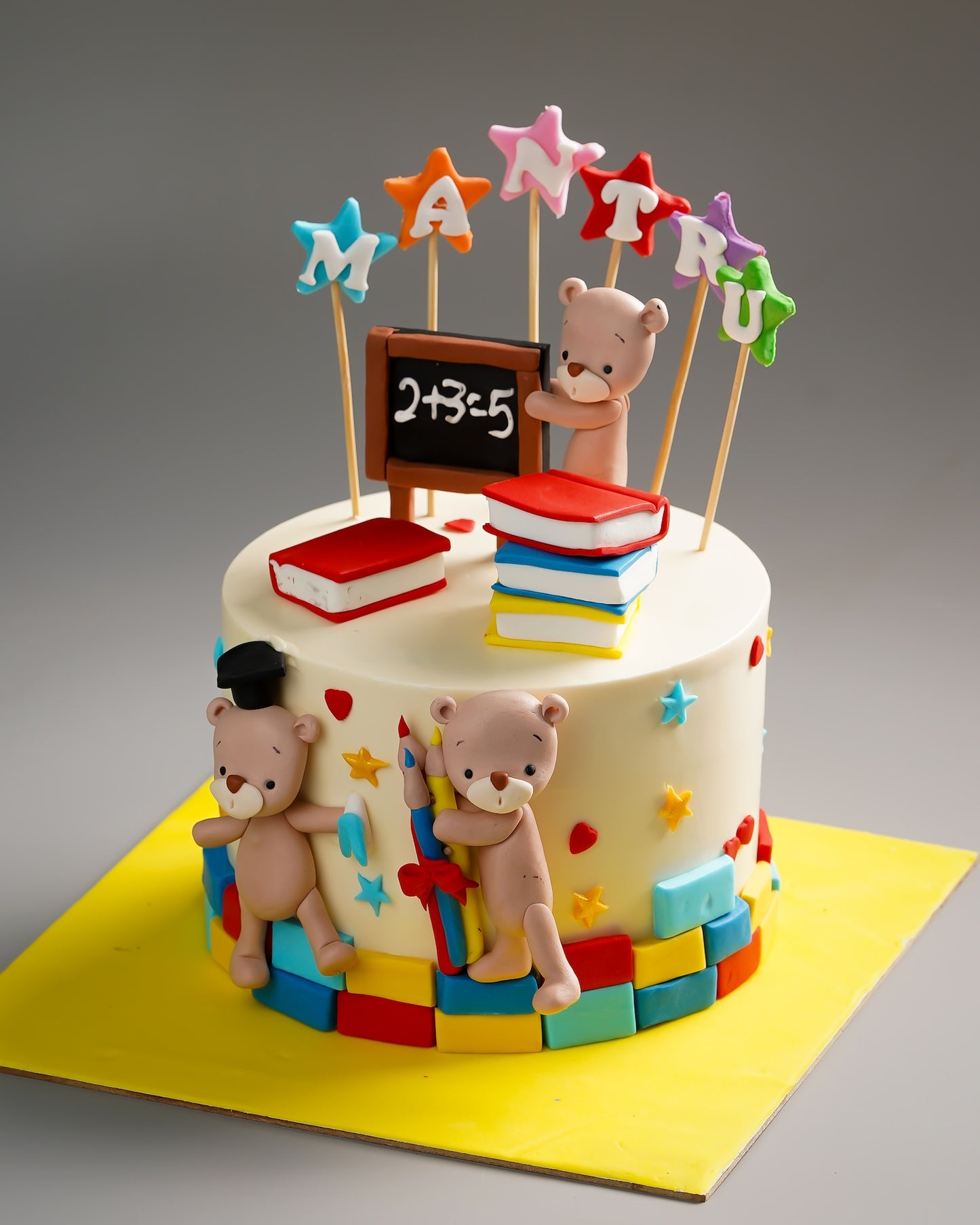 Teddy Classroom School Cake