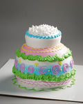 Pastel Swirl Candy Cake