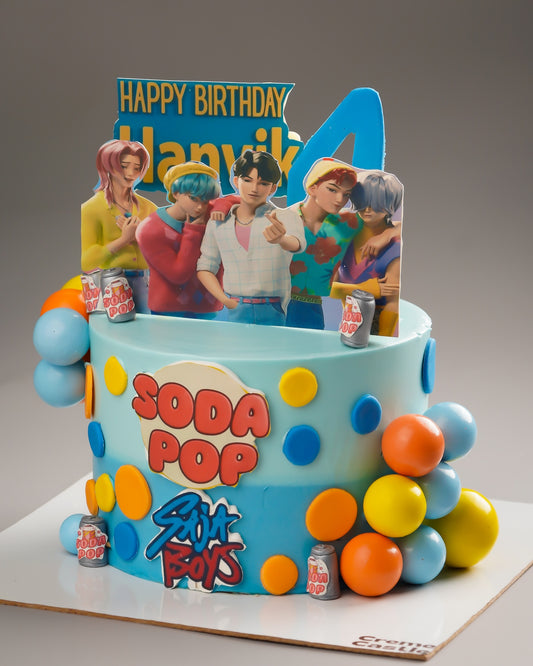 Saja Boys Soda Pop Cake