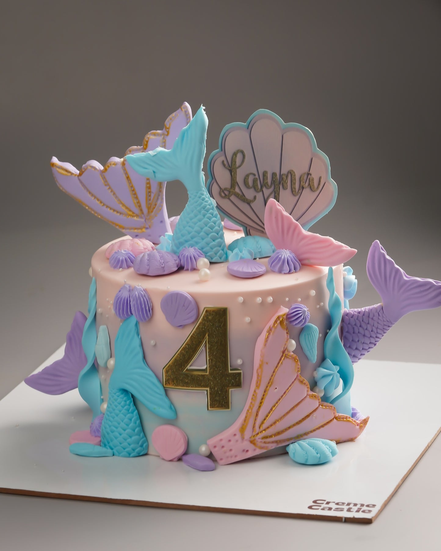 Mermaid Tails Pastel Cake