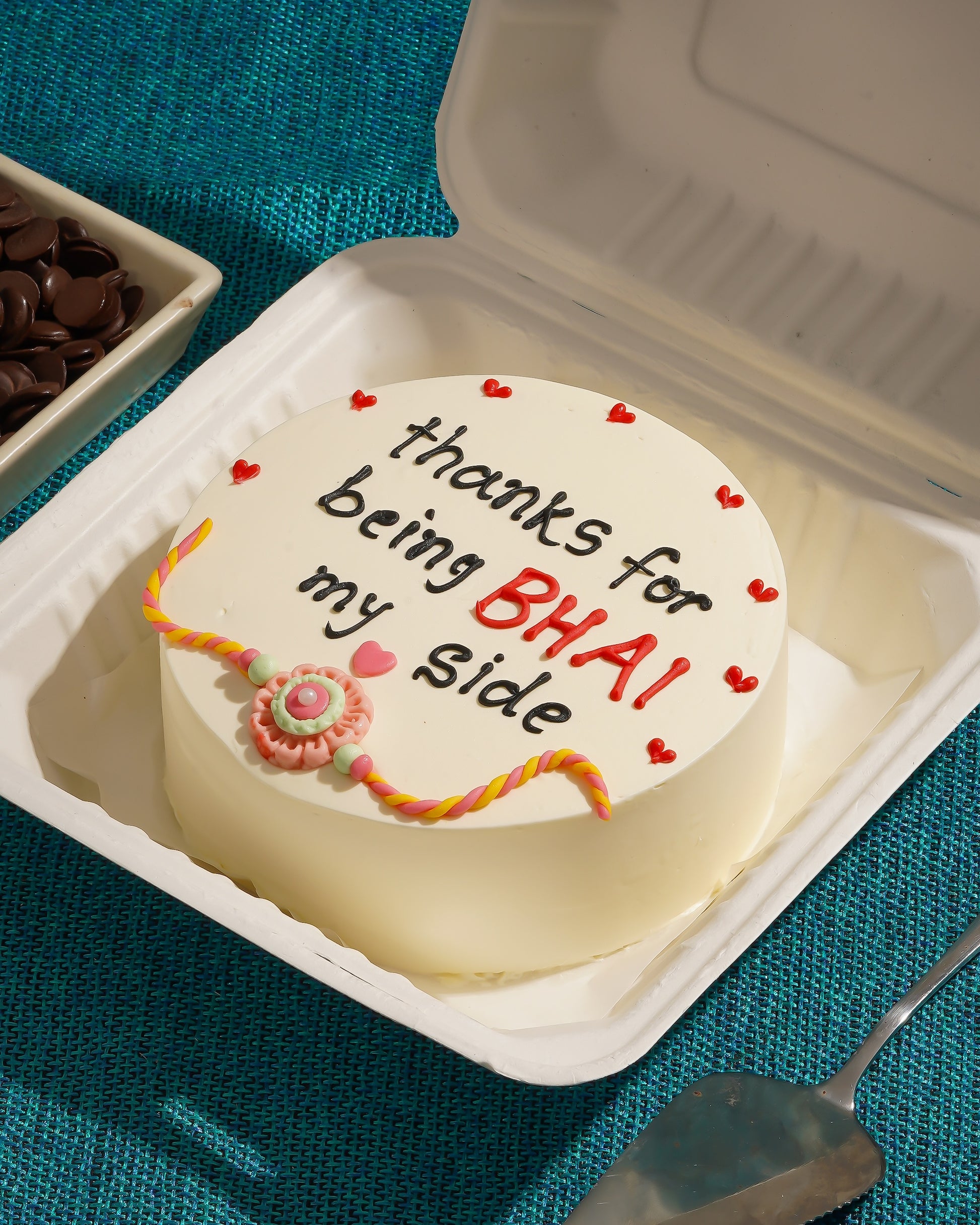 Bhai My Side Rakhi Bento Cake