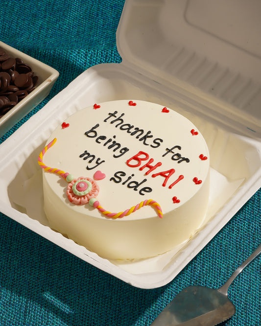 Bhai My Side Rakhi Bento Cake