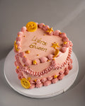 Libra Queen Vintage Heart Cake