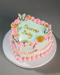 Scorpio Baby Celestial Heart Cake