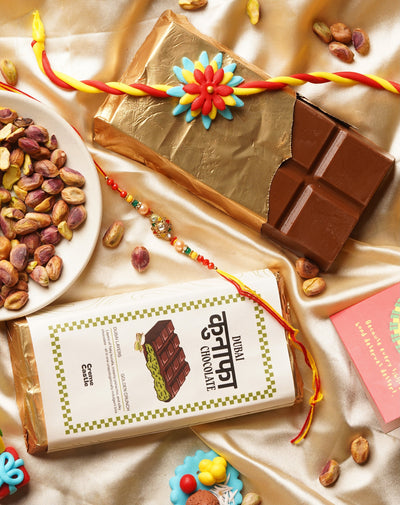 Dubai Viral Kunafa Chocolate Bark