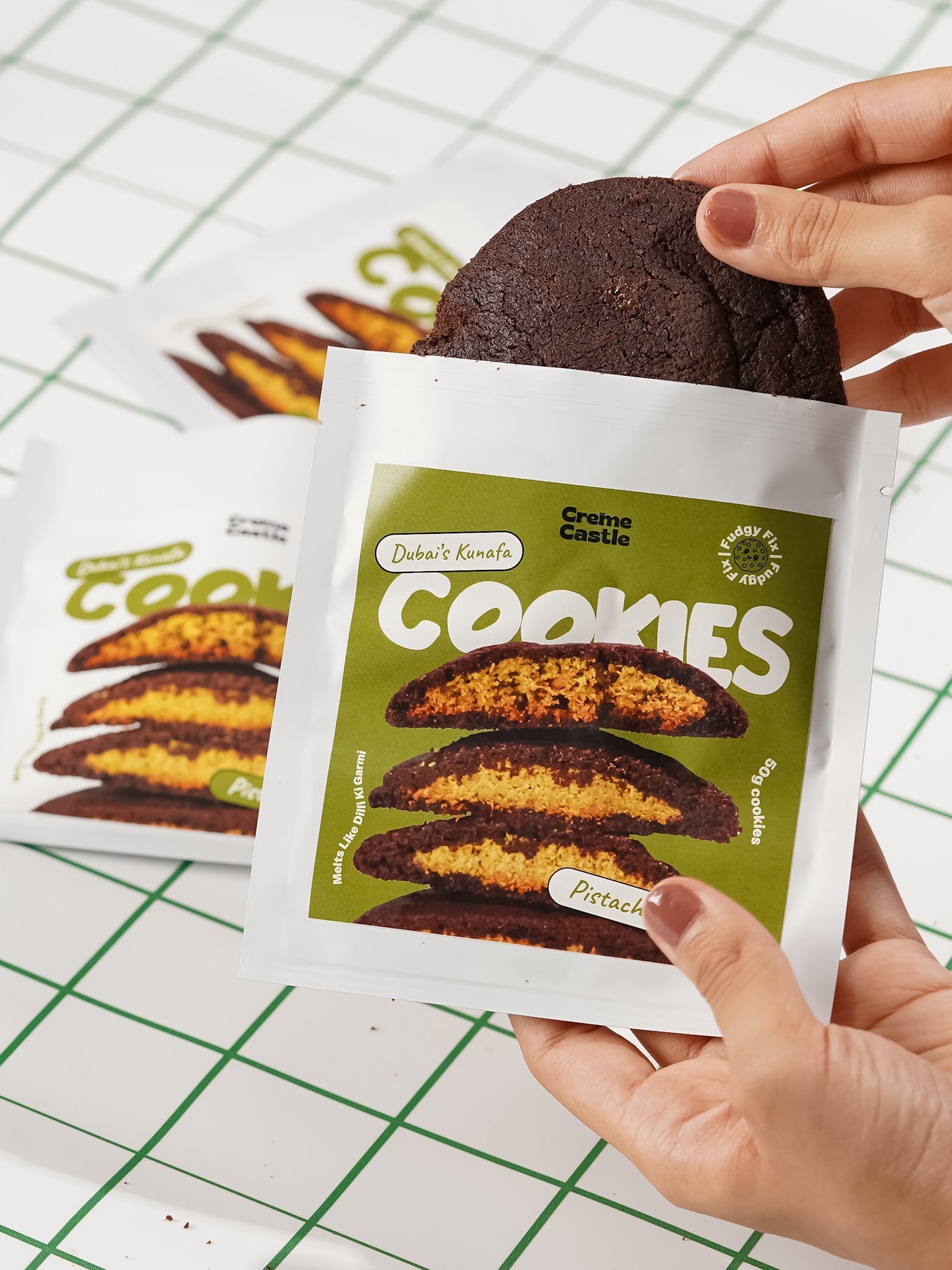 Kunafa Chocolate Cookie [Pack of 2]