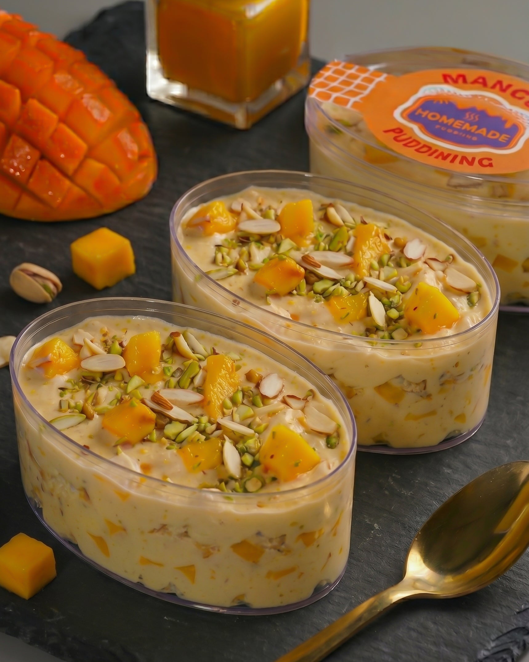Mango Pudding Jars [Pack of 2]