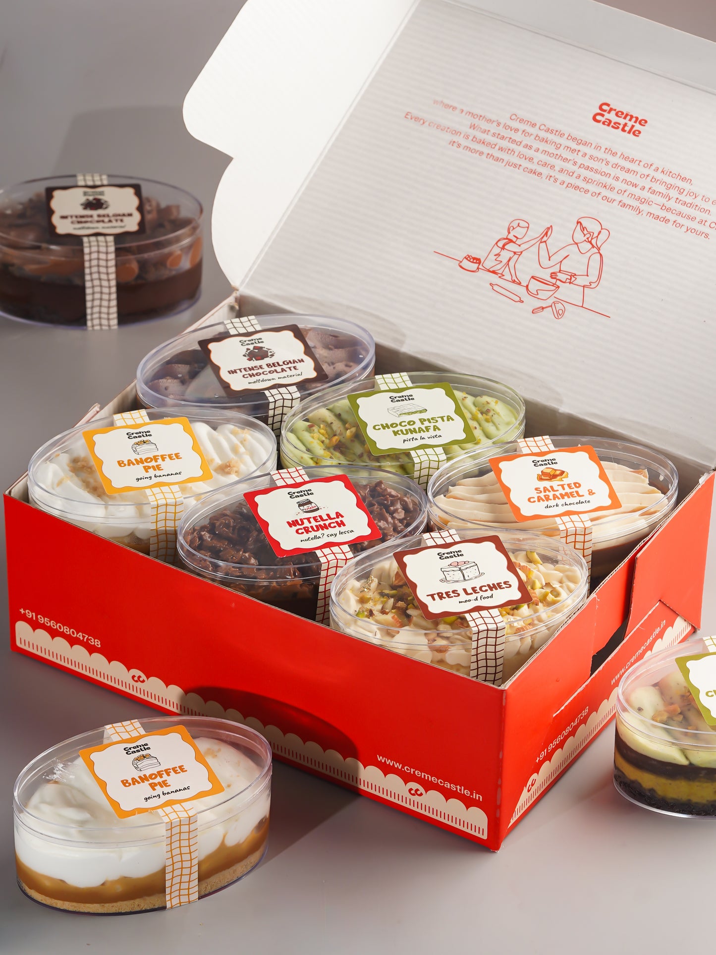 Creme Castle Dessert Experience [Box Of 6]