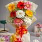 Colorful Gerbera Flowers Bouquet