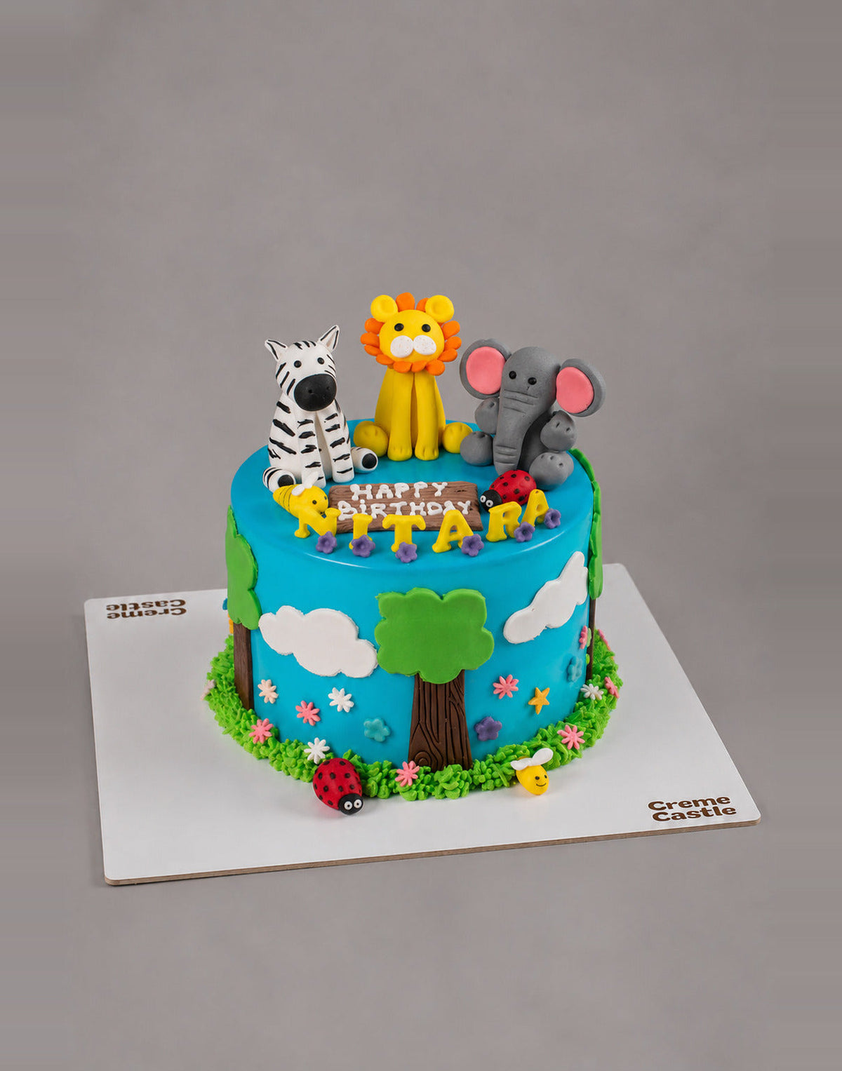 Jungle Theme Cake for Kids