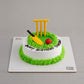 Cricket Fan Birthday Cake