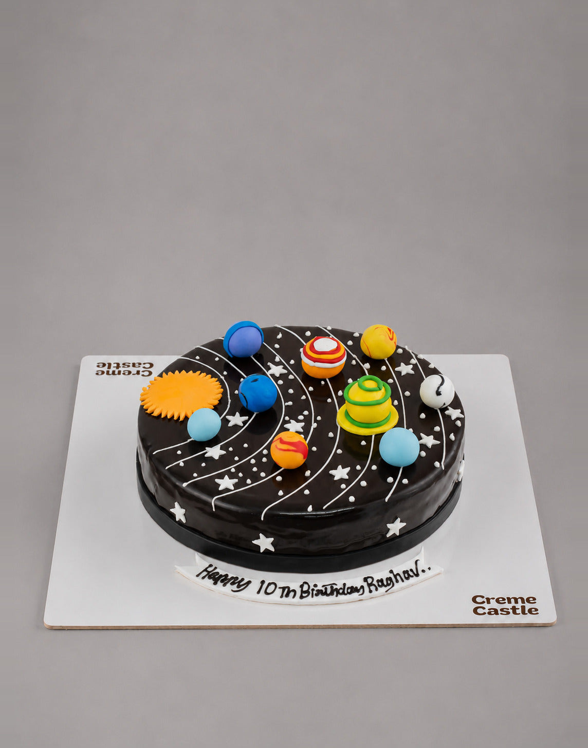 Solar System Theme Cake - Creme Castle