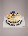 Lazy Laptop Lover Custom Cake