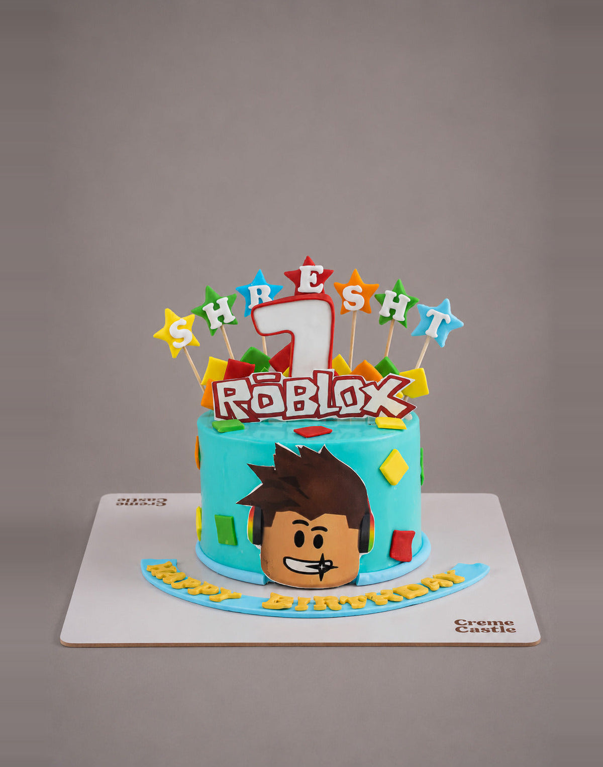 Roblox Face Cake. Kids Cake Designs . Noida & Gurgaon