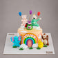 Cocomelon Family Drip Design Cake - Creme Castle