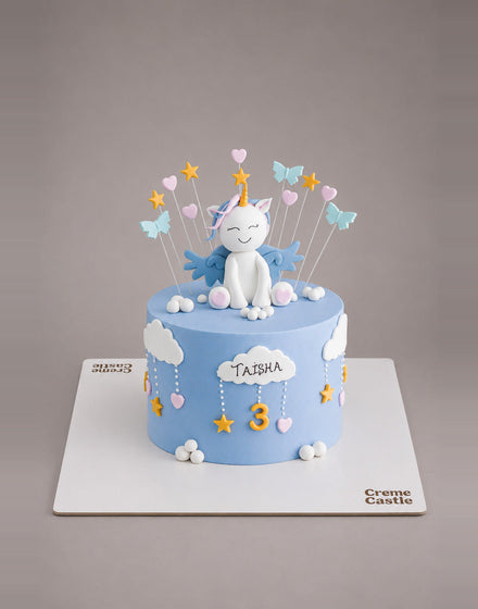 My Little Pony Cake in Blue by Creme Castle