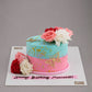Pastel Floral Cake for Girlfriend