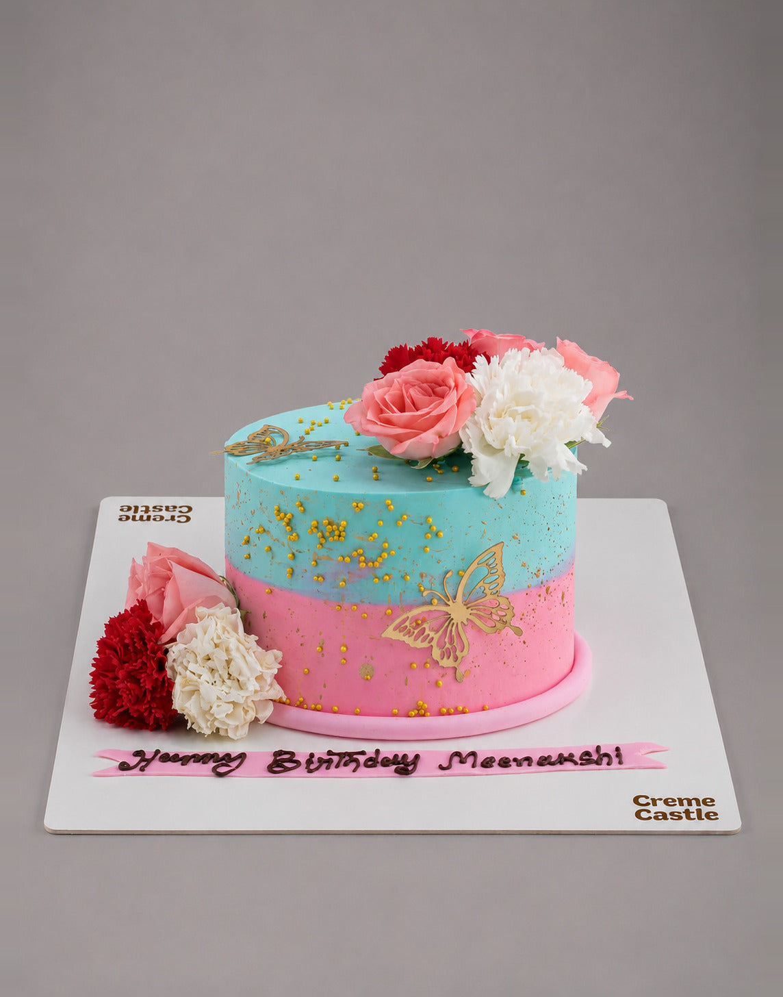 Pastel Floral Cake for Girlfriend