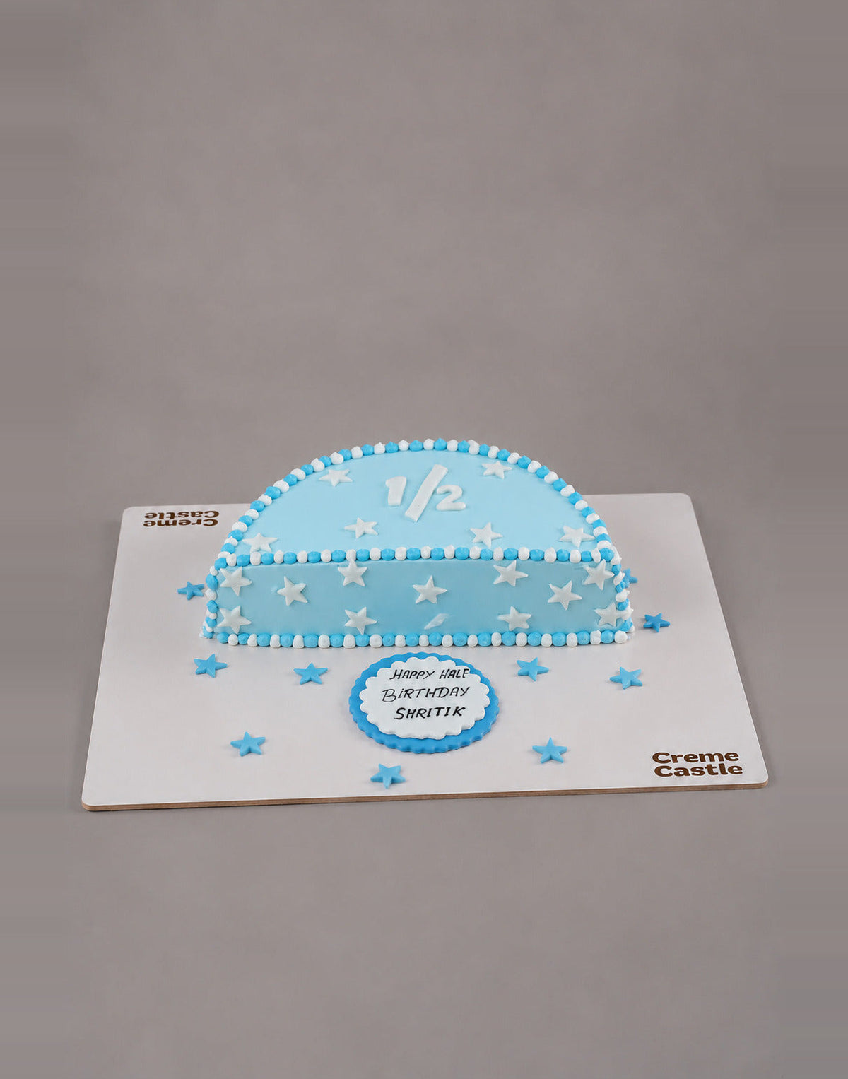 Six Month Birthday Cake | Creme Castle