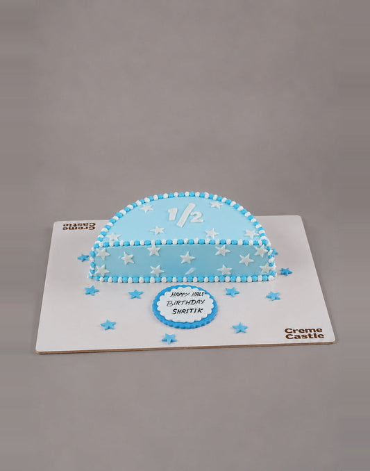 Six Month Birthday Cake | Creme Castle